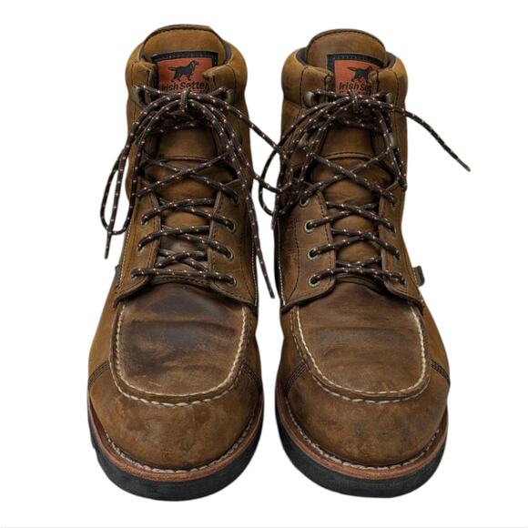 Red Wing Irish Setter 849 Waterproof Soft Toe Leather Boots Size 13D   S4007